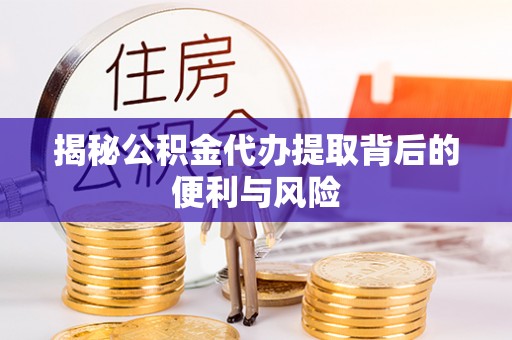 达川揭秘公积金代办提取背后的便利与风险