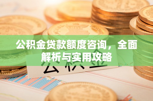 达川公积金贷款额度咨询，全面解析与实用攻略