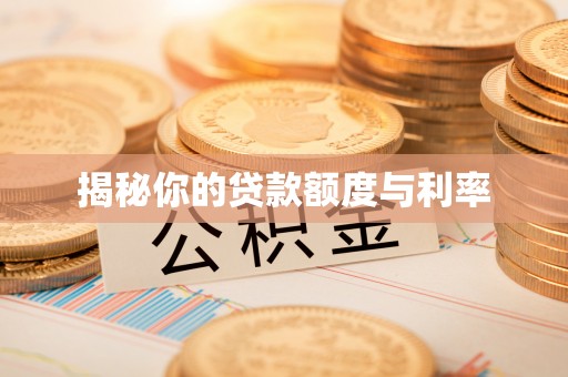 达川揭秘你的贷款额度与利率