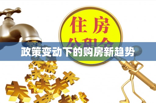 达川政策变动下的购房新趋势