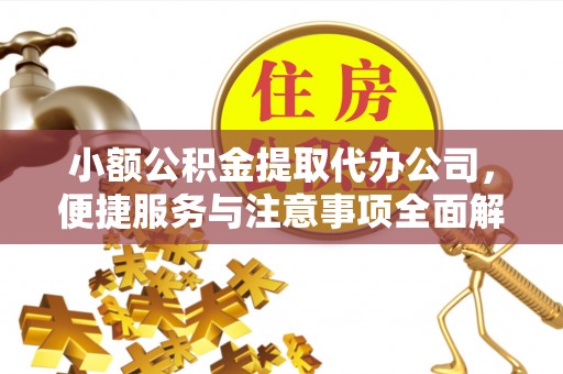 达川小额公积金提取代办公司，便捷服务与注意事项全面解析